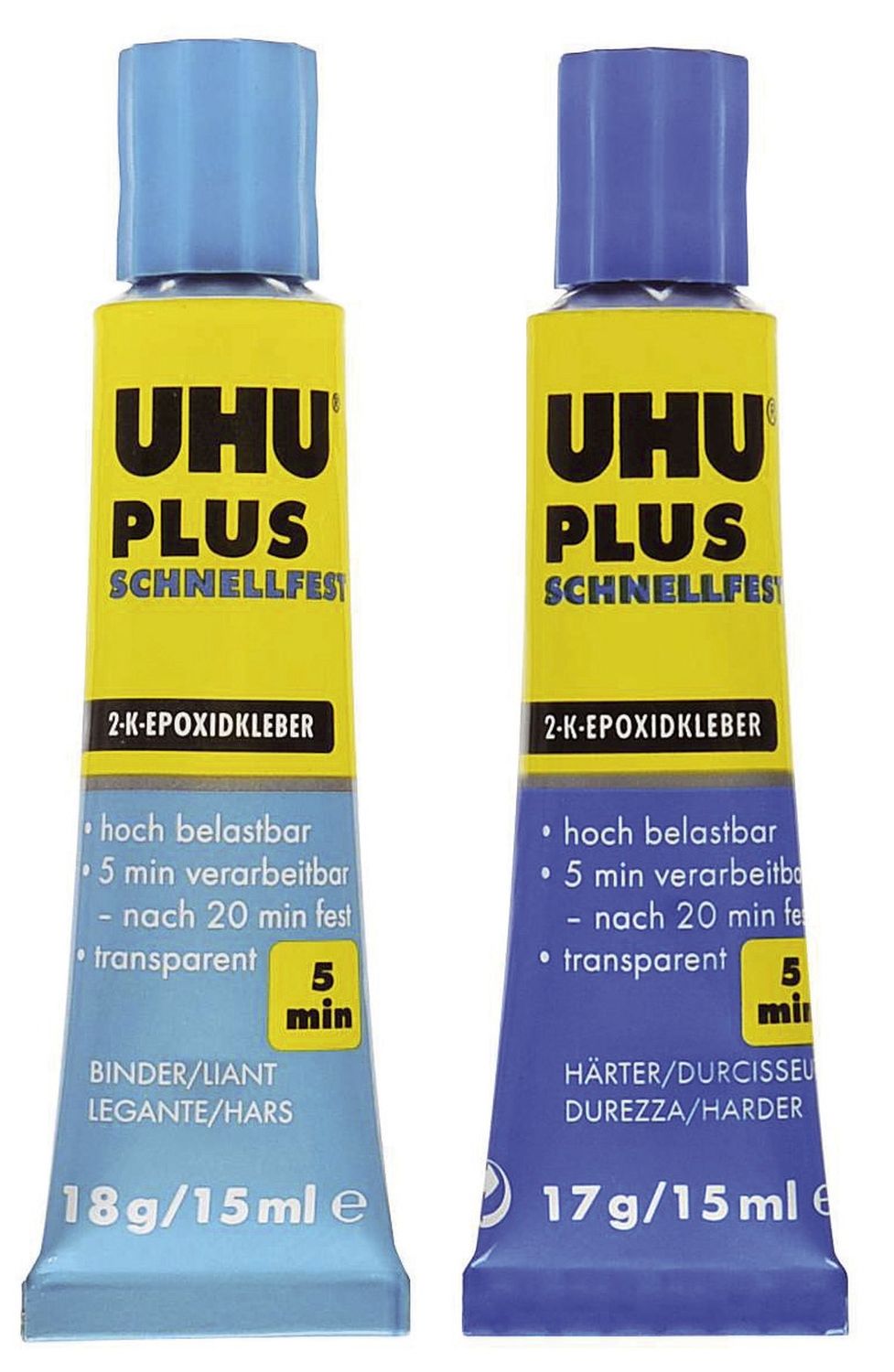 PLUS SCHNELLFEST, 2-Komponenten-Epoxidharzkleber, ohne Lösungsmittel, 35 g PLUS SCHNELLFEST, 2-Komponenten-Epoxidharzkleber, ohne Lösungsmittel, 35 g