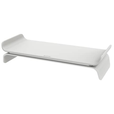 Monitorständer Leitz Ergo Wow 6504-00-85, für 1 Monitor, 48,3 x 5,5-7,7 x 20,9 cm, 2 Höhen, hellgrau