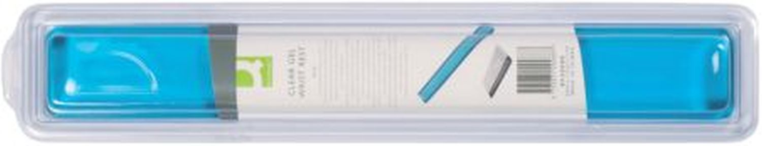 Gel-Tastatur-Handgelenkauflagen - blau-transparent