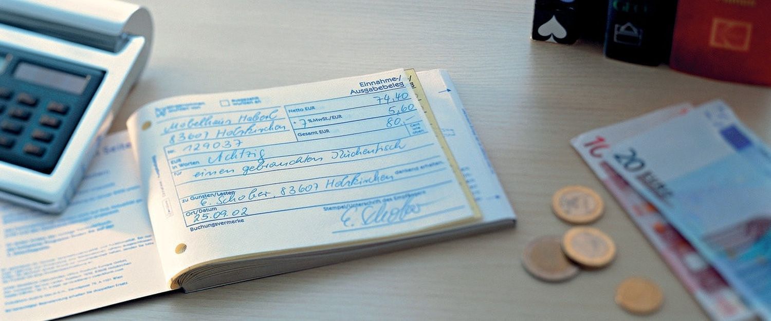 303 Ausgabebeleg mit Dokumentendruck, DIN A6 quer, fälschungssicher, 50 Blatt, gelb