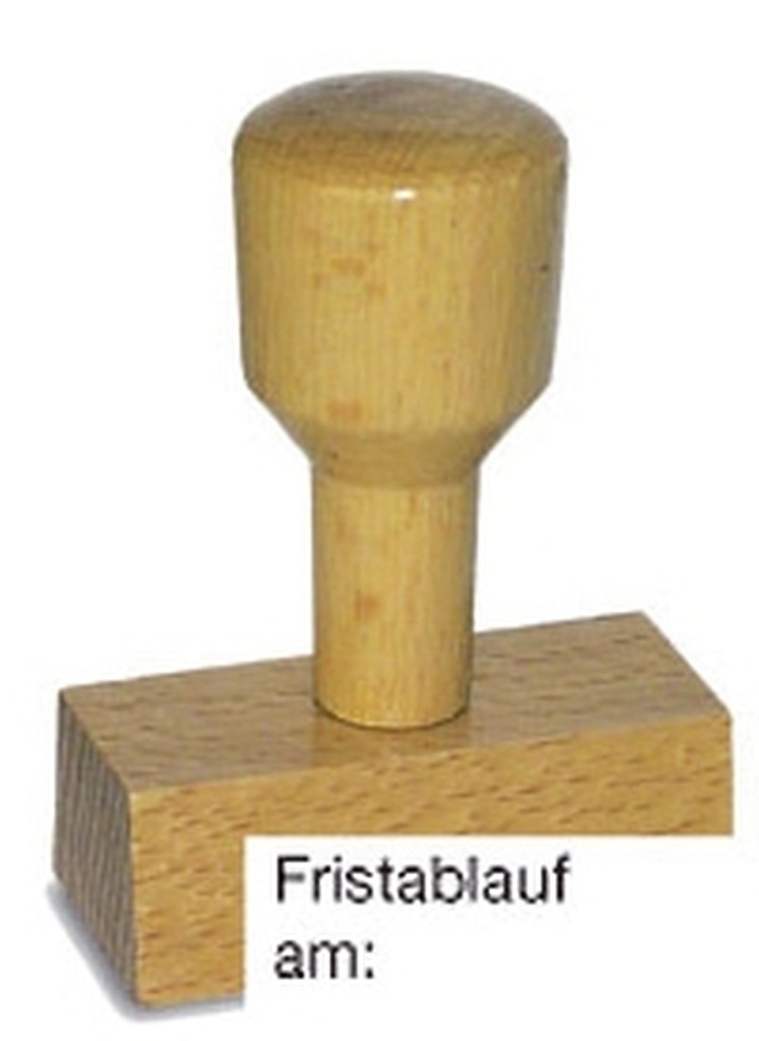 Vorgangsstempel - Fristablauf am: