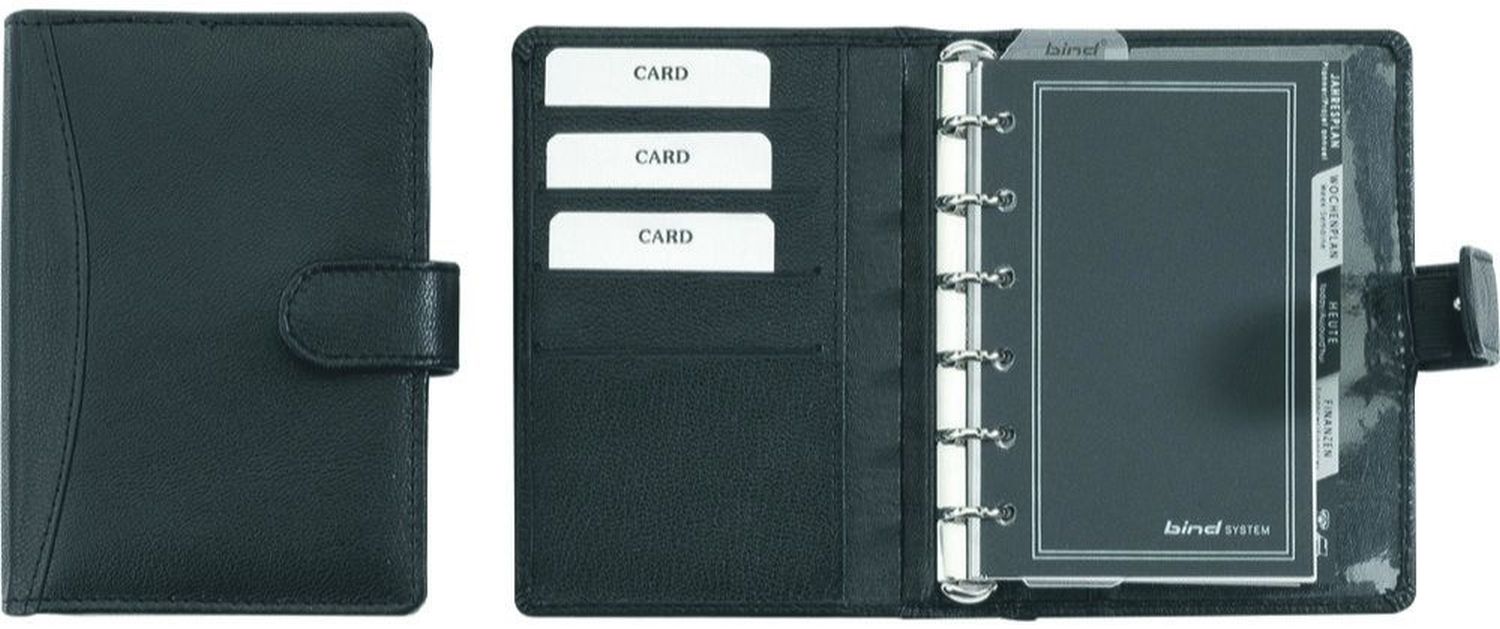 Zeitplaner - A7, Nappa Leder, schwarz Zeitplaner - A7, Nappa Leder, schwarz
