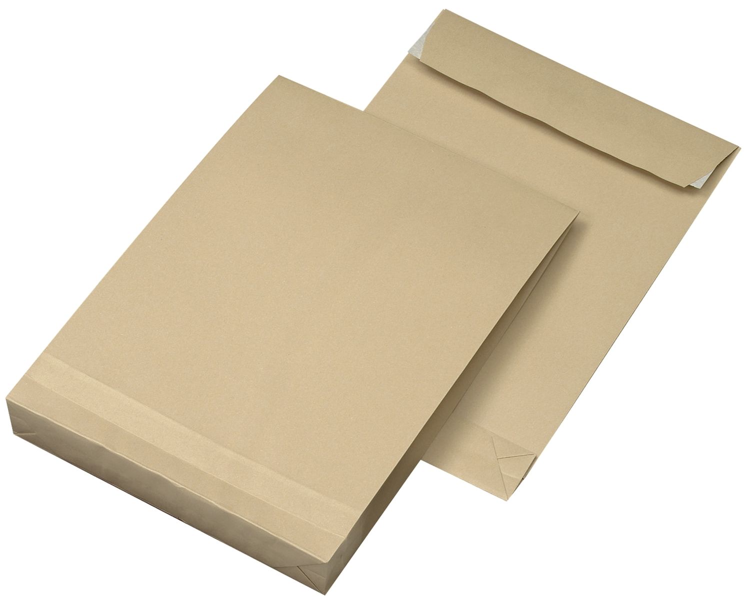 Faltentasche MAILmedia® 30007367, B4, Falte 40 mm, haftklebend, m. Abdeckstreifen, braun, 130 g/qm, 250 Stück Faltentasche MAILmedia® 30007367, B4, Falte 40 mm, haftklebend, m. Abdeckstreifen, braun, 130 g/qm, 250 Stück