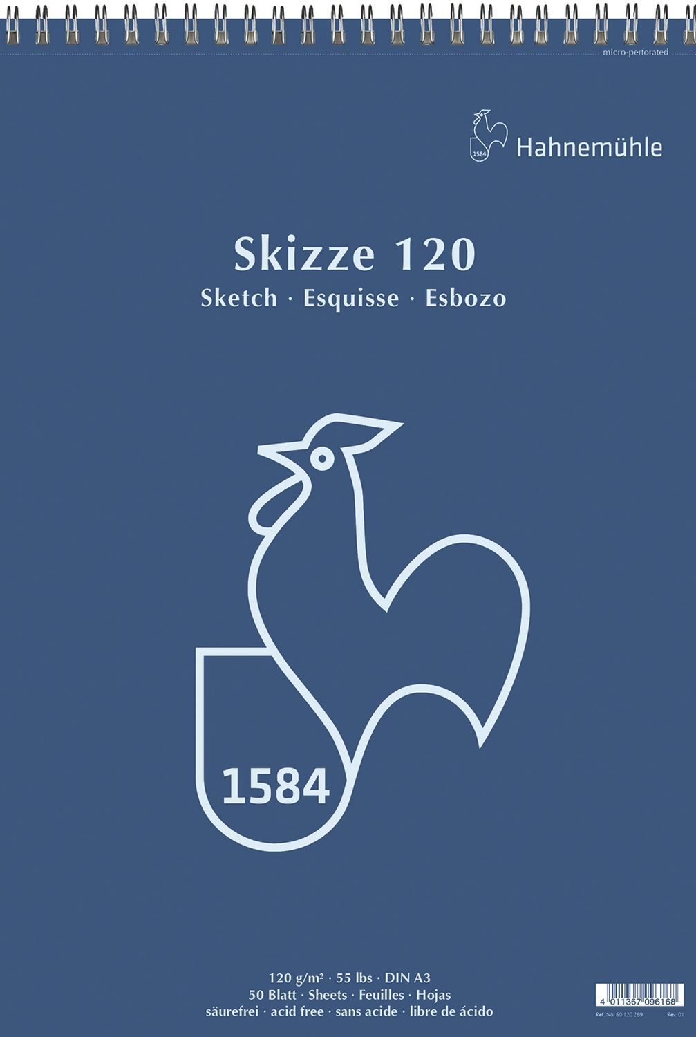 Skizzenblock - A3, 120 g/qm, 50 Blatt Skizzenblock - A3, 120 g/qm, 50 Blatt