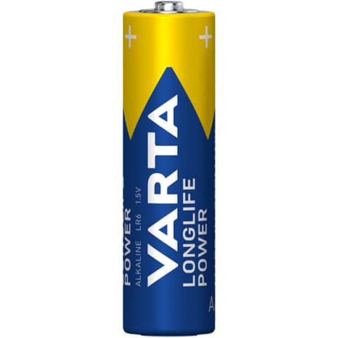 Batterien Varta Longlife Power AA 4906, Mignon, R6, LR06, 1,5 V, 4 Stück