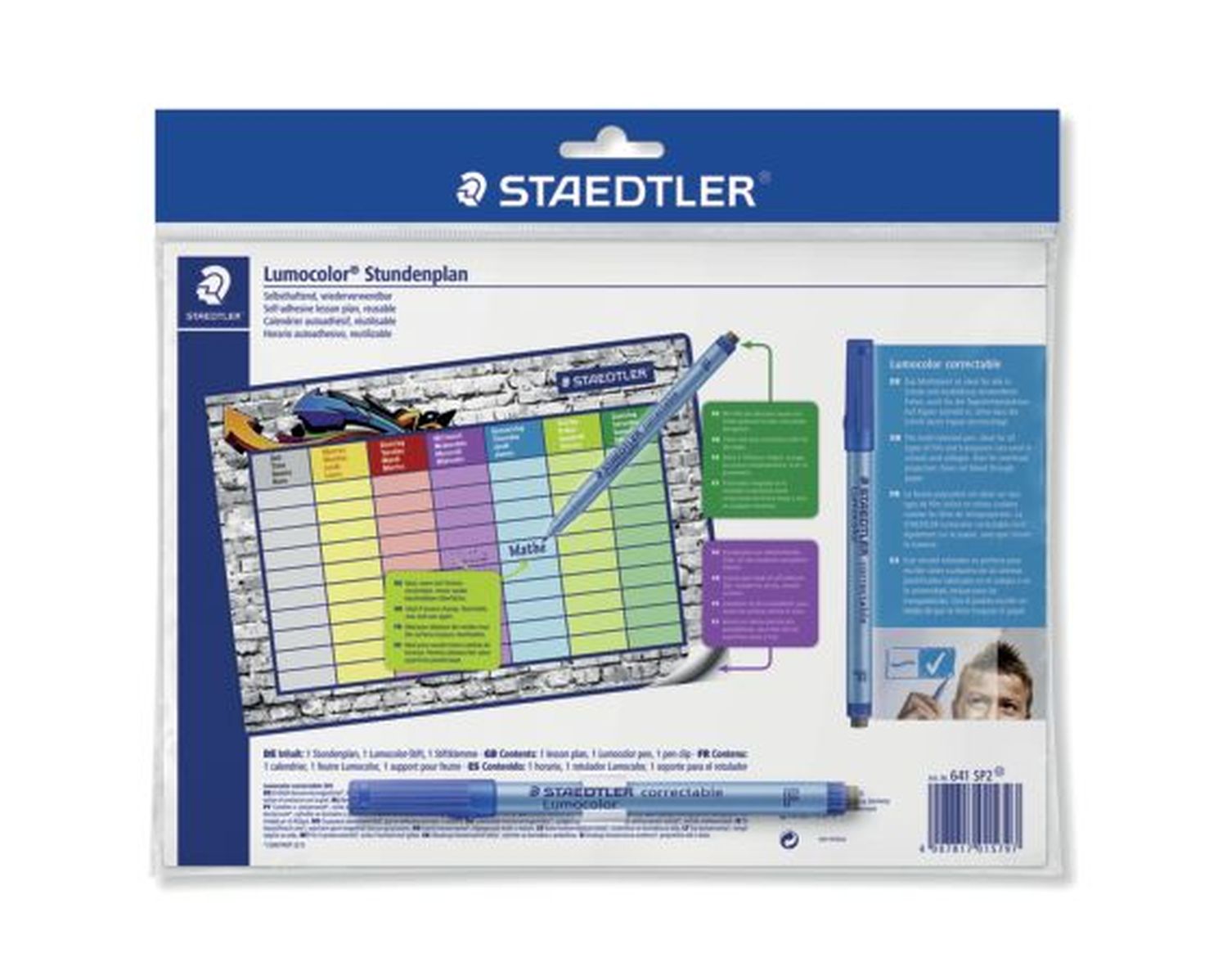 Lumocolor® Stundenplan correctable, 30 x 20 cm