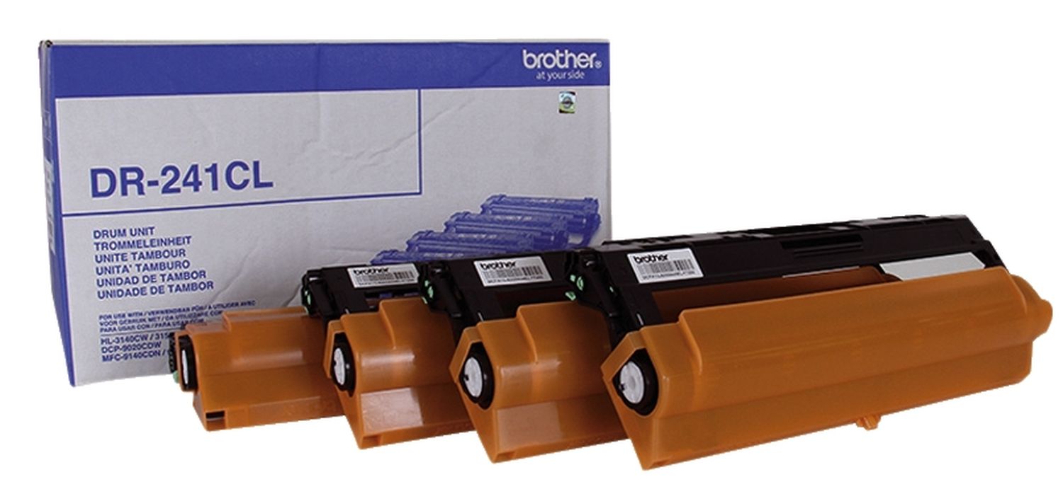 Original Brother Drum Kit Bk,C,M,Y (DR-241CL)