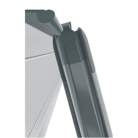 Whiteboard Franken PRO Emaille SC8209, 150 x 100 cm, emailliert, Alurahmen, senk- oder waagerechte Wandbefestigung