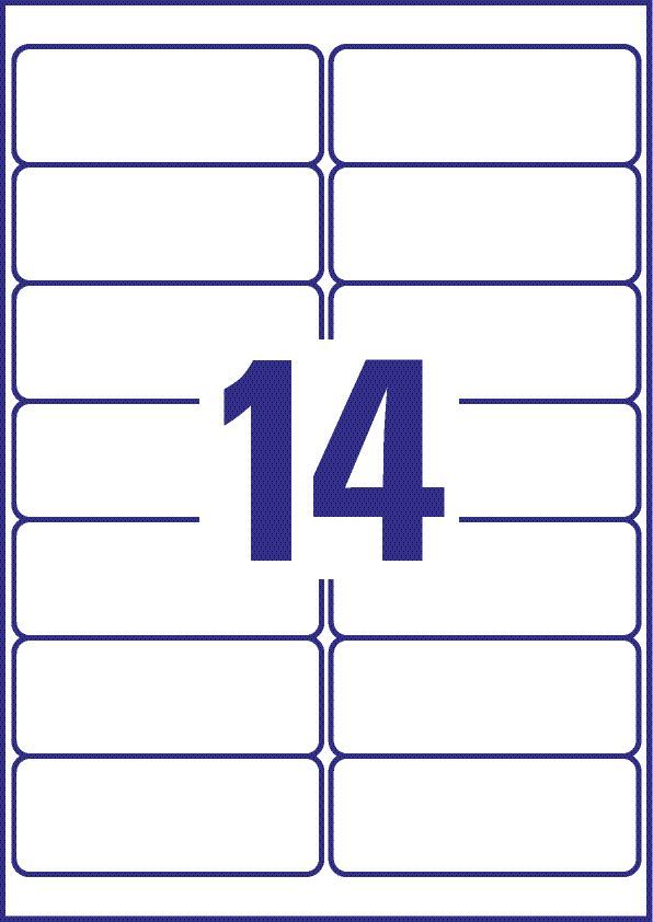 L7163-100 Adress-Etiketten - 99,1 x 38,1 mm, weiß, 1.400 Etiketten/100 Blatt, permanent, für DIN lang Kuverts L7163-100 Adress-Etiketten - 99,1 x 38,1 mm, weiß, 1.400 Etiketten/100 Blatt, permanent, für DIN lang Kuverts