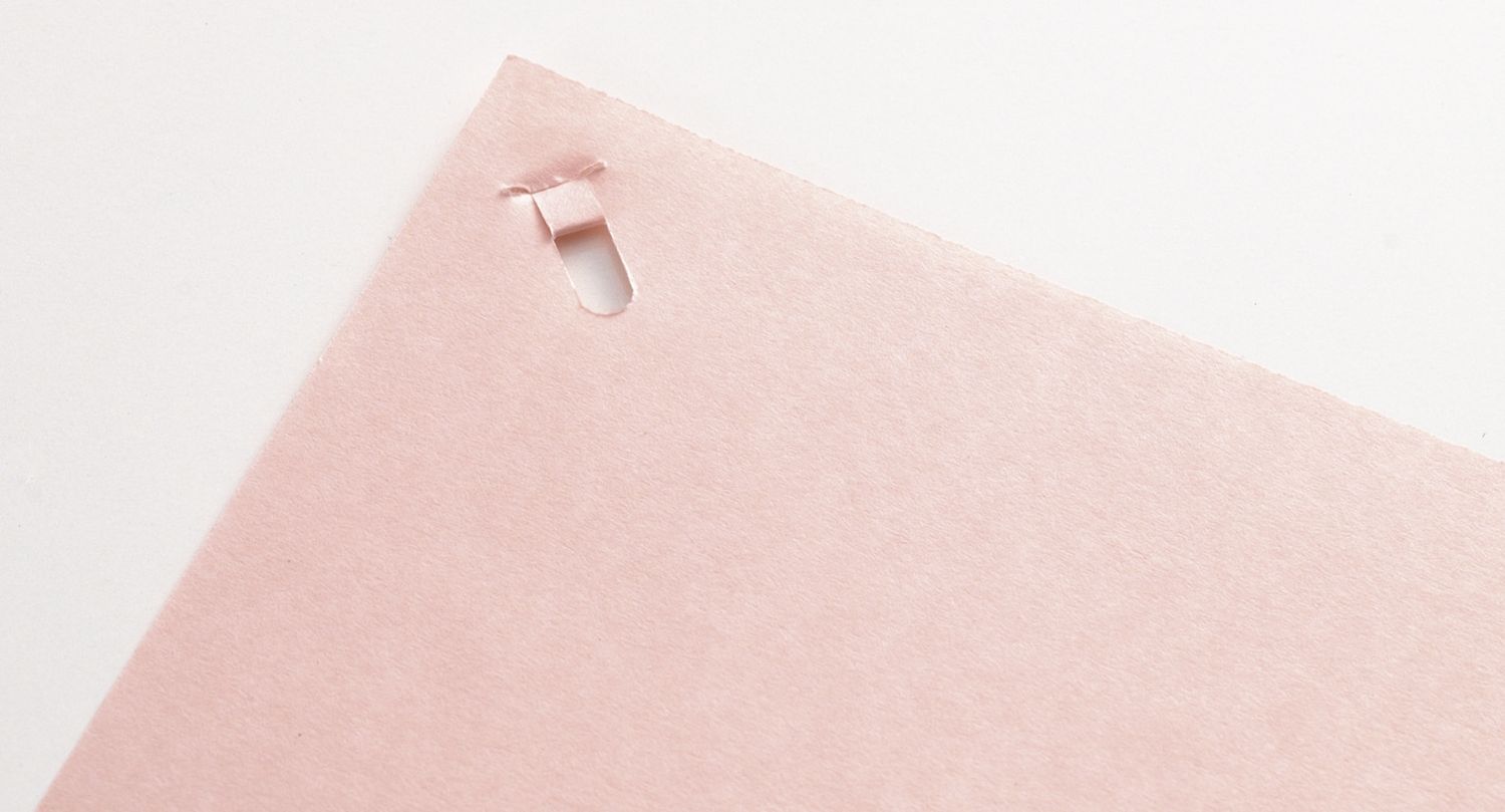 Heftgerät klammerlos - pink, bis 5 Blatt Heftgerät klammerlos - pink, bis 5 Blatt