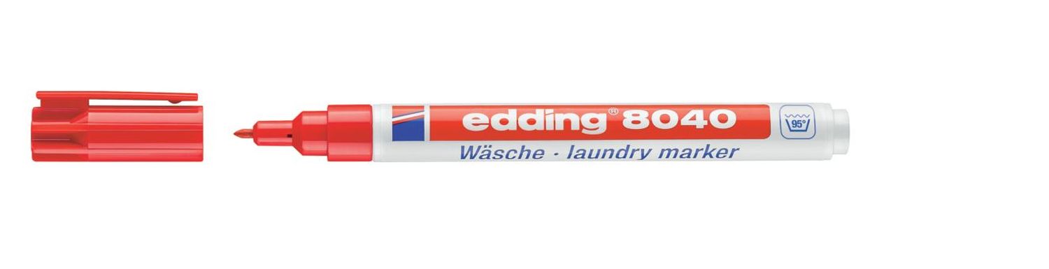 8040 Wäschemarker - 1 mm, rot 8040 Wäschemarker - 1 mm, rot