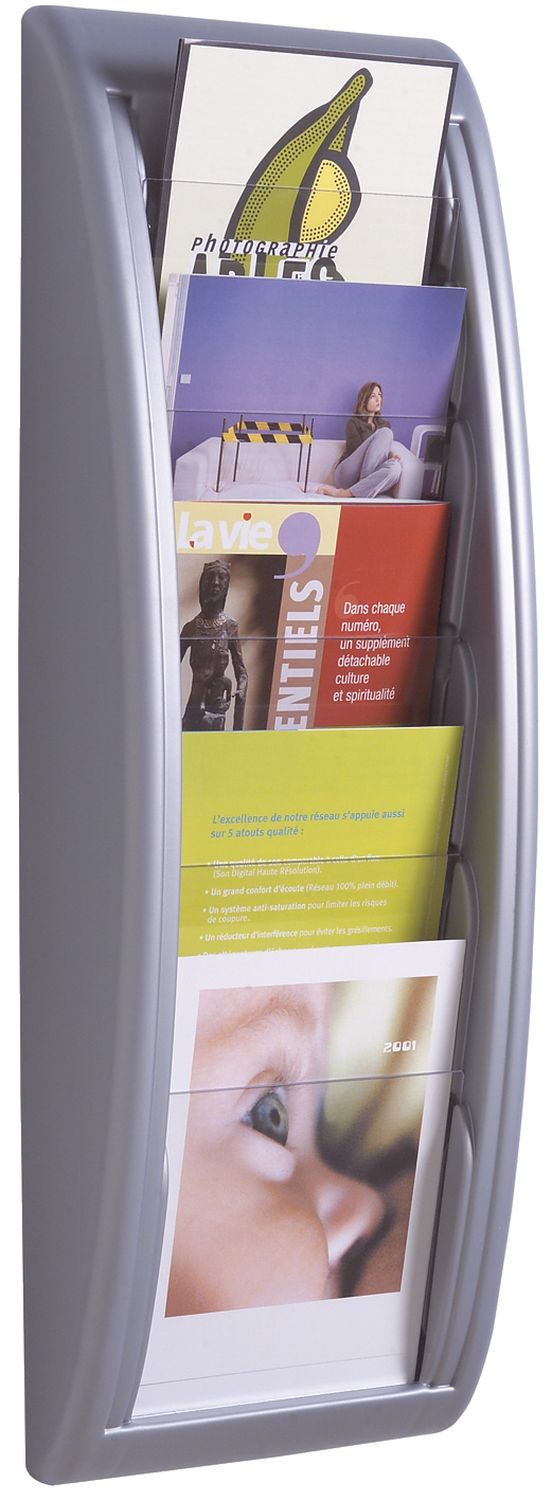 Wand-Prospekthalter Quick Blick - A5, alu Wand-Prospekthalter Quick Blick - A5, alu