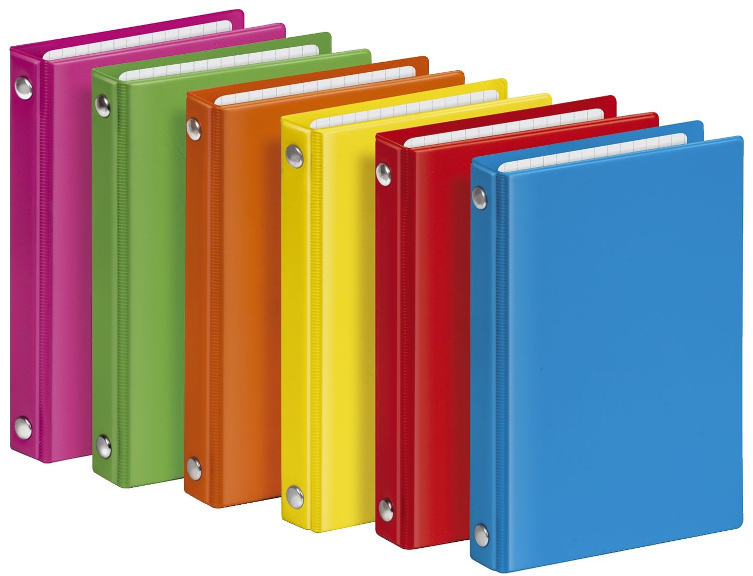 Taschenringbuch VELOCOLOR® - A7, 4-Ring-Mechanik, 90 x 140 mm, sortiert Taschenringbuch VELOCOLOR® - A7, 4-Ring-Mechanik, 90 x 140 mm, sortiert