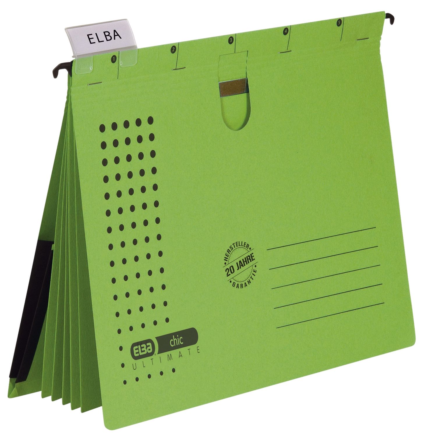 Personalhefter Elba chic ULTIMATE® 100333014, Din A4, 5 kaufmännische Heftungen, Karton (RC) 230 g/qm, grün, VE = 5 Stück Personalhefter Elba chic ULTIMATE® 100333014, Din A4, 5 kaufmännische Heftungen, Karton (RC) 230 g/qm, grün, VE = 5 Stück