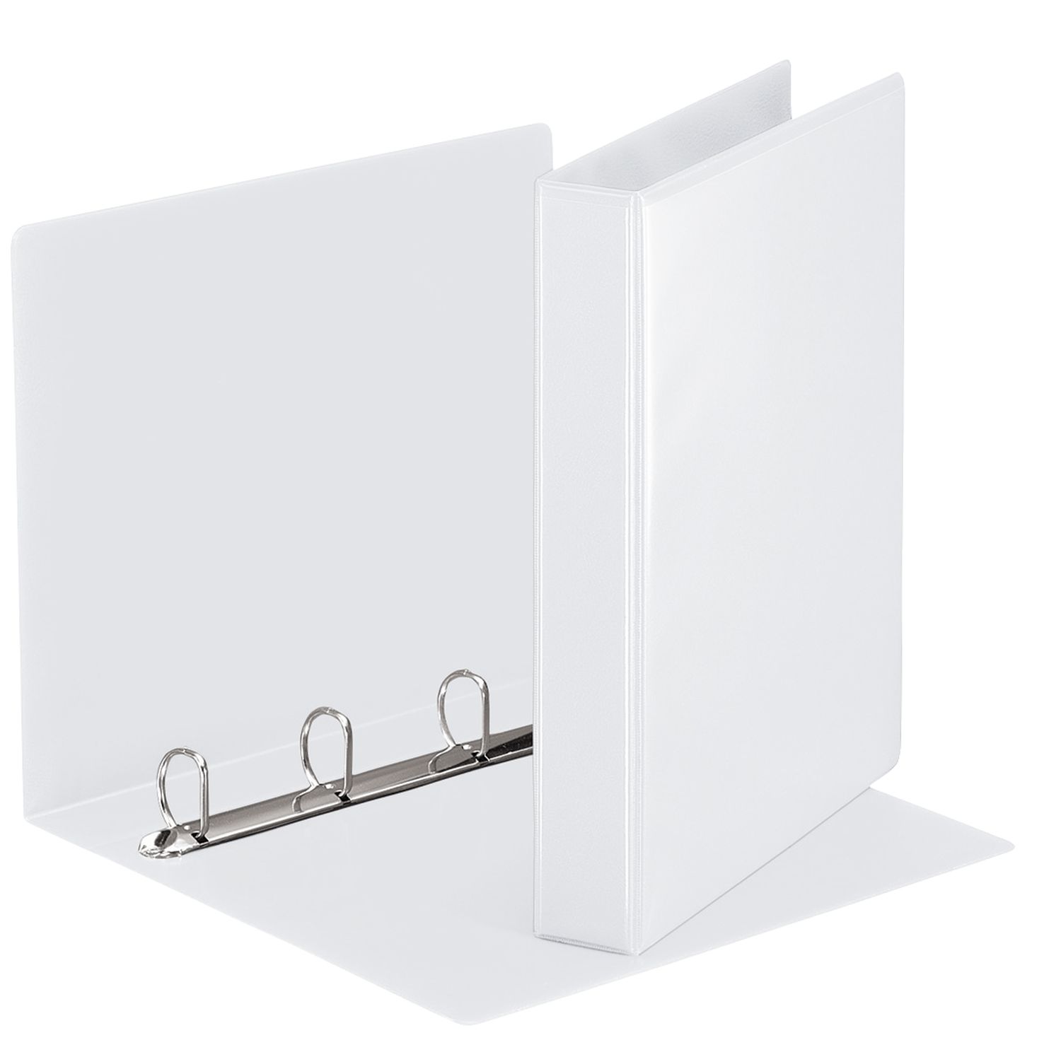 Ringbuch Präsentation, mit Taschen, A4, PP, 4 Ringe, 30 mm, weiß Ringbuch Präsentation, mit Taschen, A4, PP, 4 Ringe, 30 mm, weiß