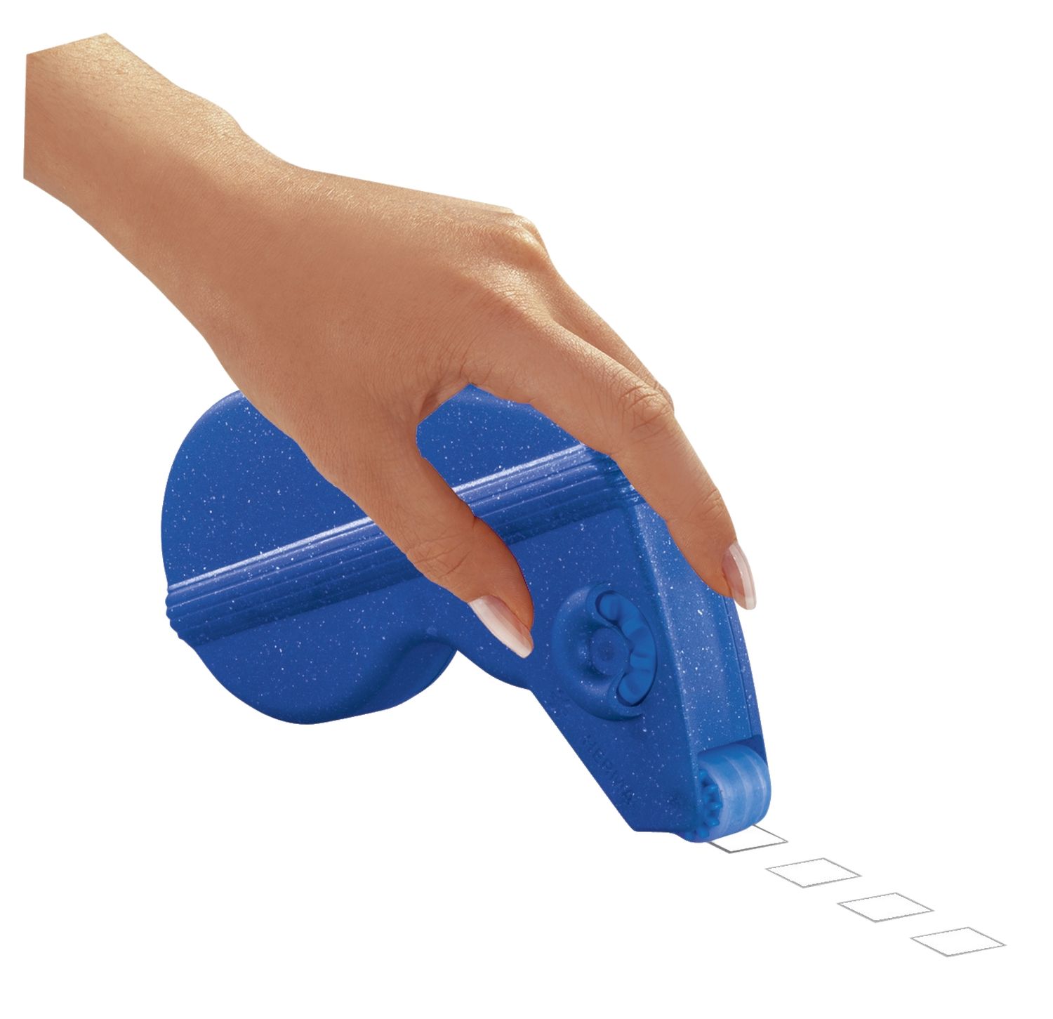1023 Klebespender Vario - inkl. 1000 selbstklebende Papierstücke, blau 1023 Klebespender Vario - inkl. 1000 selbstklebende Papierstücke, blau
