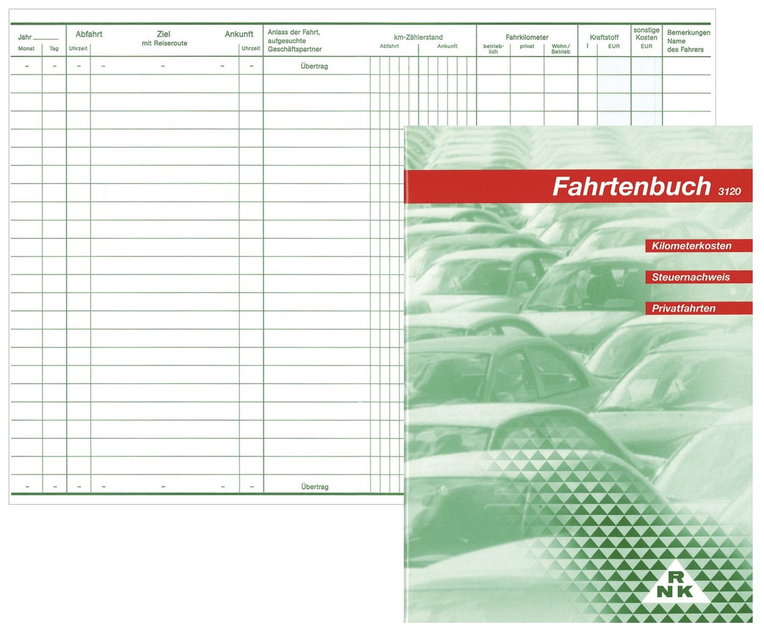 Fahrtenbuch für Pkw - 64 Seiten, A5 Fahrtenbuch für Pkw - 64 Seiten, A5