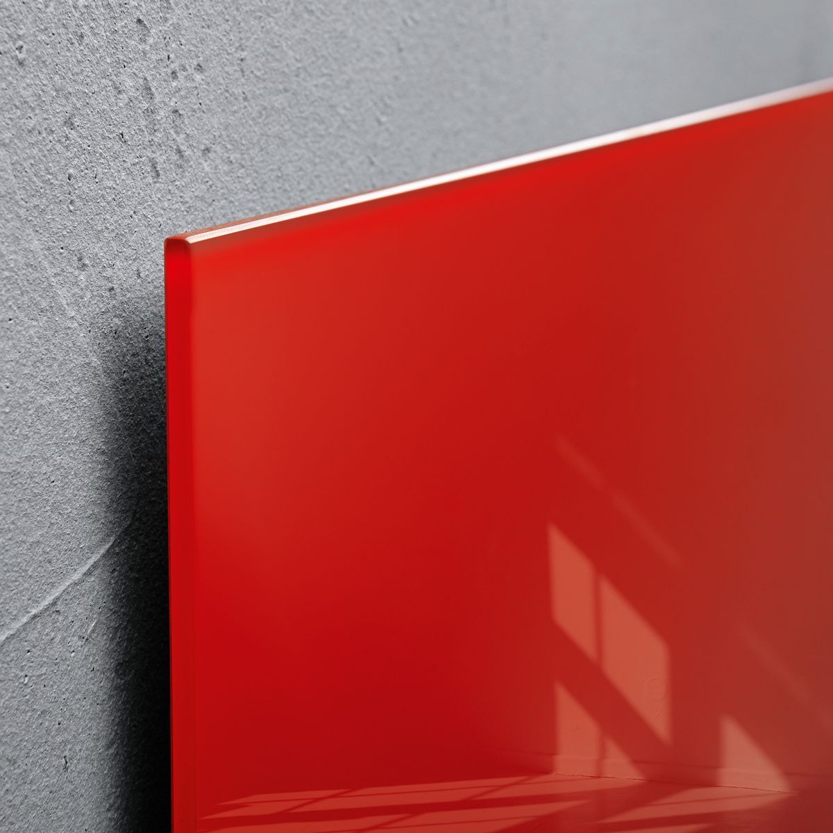 Glas-Magnetboard Artverum - rot, 91 x 46 cm Glas-Magnetboard Artverum - rot, 91 x 46 cm