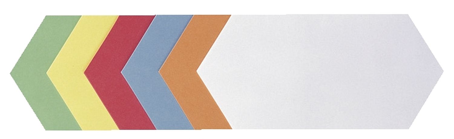 selbstklebende Moderationskarte - Rhombus, 205 x 95 mm, sortiert, 300 Stück selbstklebende Moderationskarte - Rhombus, 205 x 95 mm, sortiert, 300 Stück