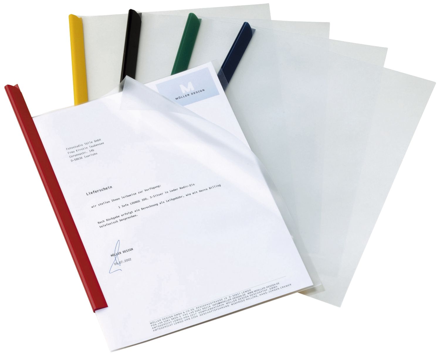 Klemmschienenhülle - transparent, 1 - 100 Blatt, A4, PP, 10 Stück Klemmschienenhülle - transparent, 1 - 100 Blatt, A4, PP, 10 Stück