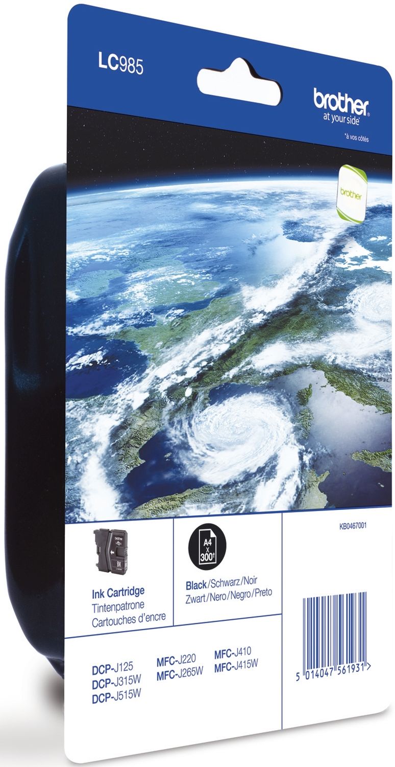 Original Brother Tintenpatrone schwarz (LC-985BK)