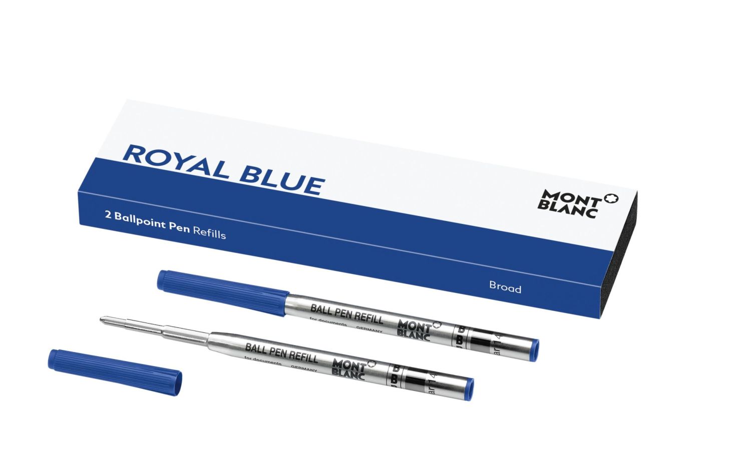 Kugelschreibermine - B, 2 Minen, royal blue Kugelschreibermine - B, 2 Minen, royal blue