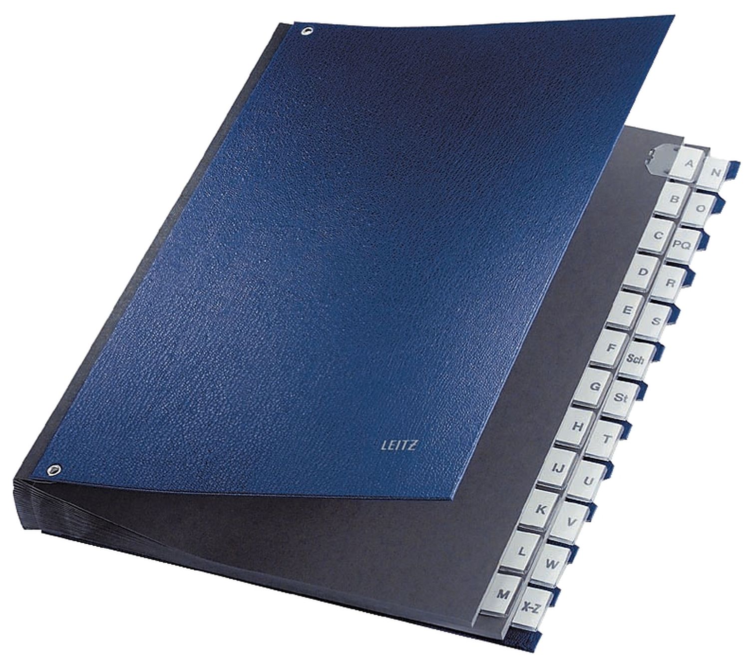 5924 Pultordner A-Z - 24 Fächer, PP, blau 5924 Pultordner A-Z - 24 Fächer, PP, blau