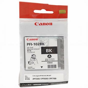 Original Canon Tintenpatrone schwarz (0895B001,0895B001AA,895B001,895B001AA,PFI-102BK)