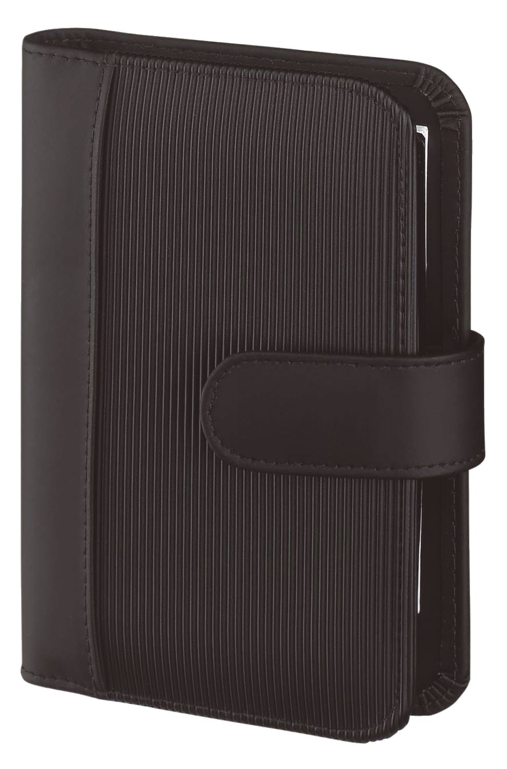 Terminplaner Pocket - A7, Softfolie, Rillendesign, schwarz Terminplaner Pocket - A7, Softfolie, Rillendesign, schwarz