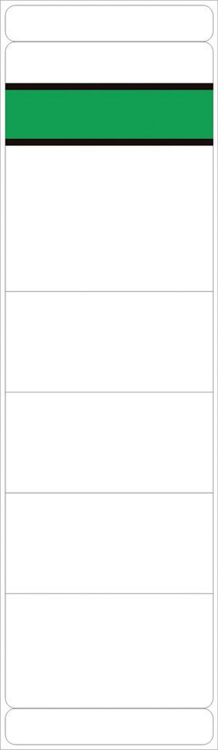 Rückenschilder Universal 5875, breit/kurz 60 x 192 mm, weiß, 100 Stück