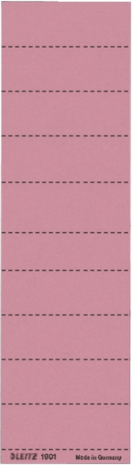 Beschriftungsschilder Leitz 1901-00-25, Handbeschriftung, Karton, 100 Stück, rot Beschriftungsschilder Leitz 1901-00-25, Handbeschriftung, Karton, 100 Stück, rot