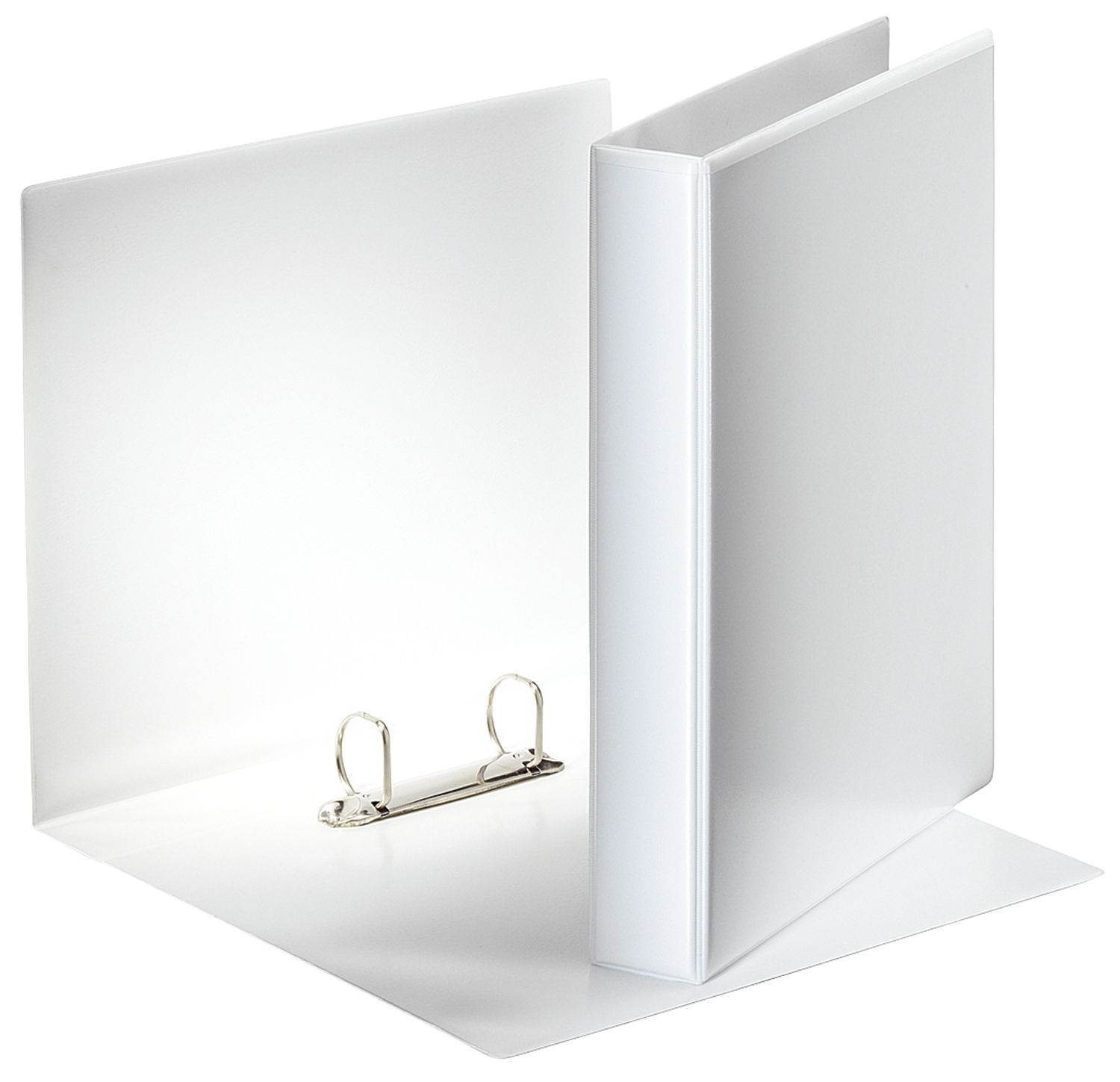 Ringbuch Präsentation, mit Taschen, A4, PP, 2 Ringe, 30 mm, weiß Ringbuch Präsentation, mit Taschen, A4, PP, 2 Ringe, 30 mm, weiß