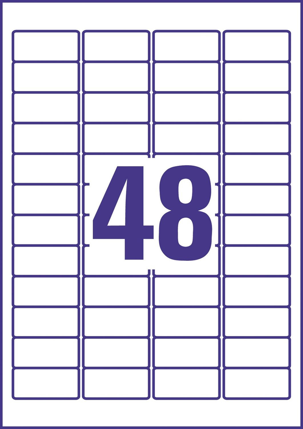 L4778REV-20 Wetterfeste Etiketten (A4, 960 Stück, ablösbar, 45,7 x 21,2 mm) 20 Blatt weiß L4778REV-20 Wetterfeste Etiketten (A4, 960 Stück, ablösbar, 45,7 x 21,2 mm) 20 Blatt weiß