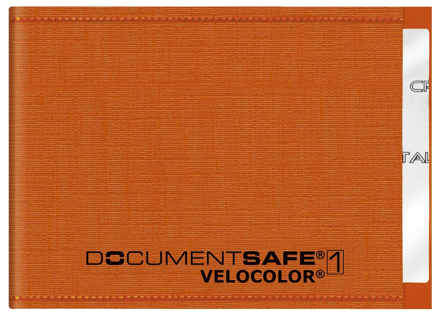 Ausweishülle Document Safe® VELOCOLOR® - 90 x 63 mm, PP, orange