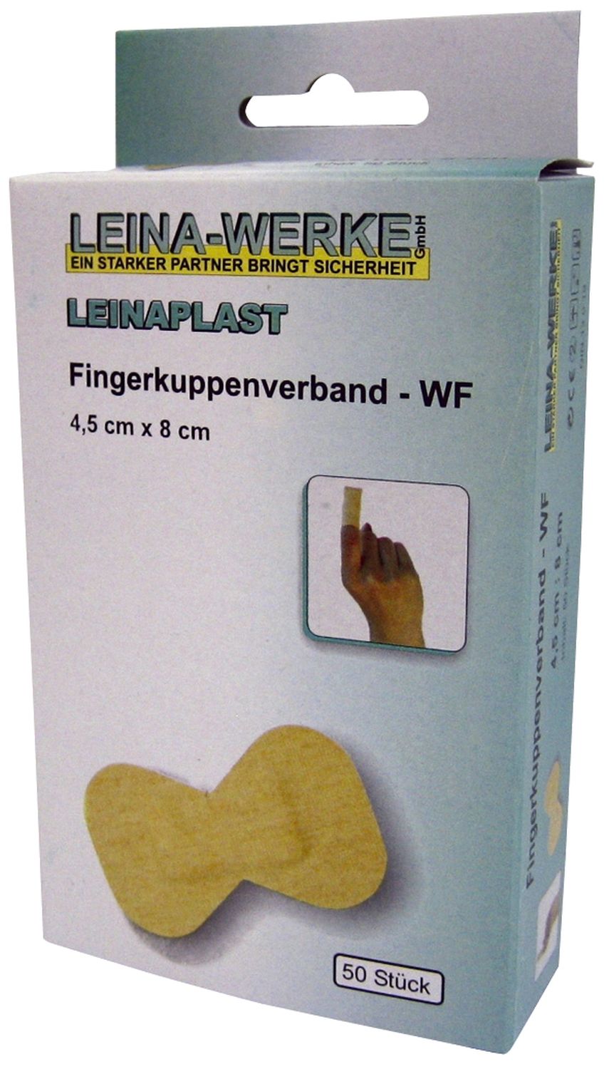 Fingerkuppenverband Leina-Werke 72251, 50 Stück, lose, 4,5 cm x 8 cm, wasserfest Fingerkuppenverband Leina-Werke 72251, 50 Stück, lose, 4,5 cm x 8 cm, wasserfest