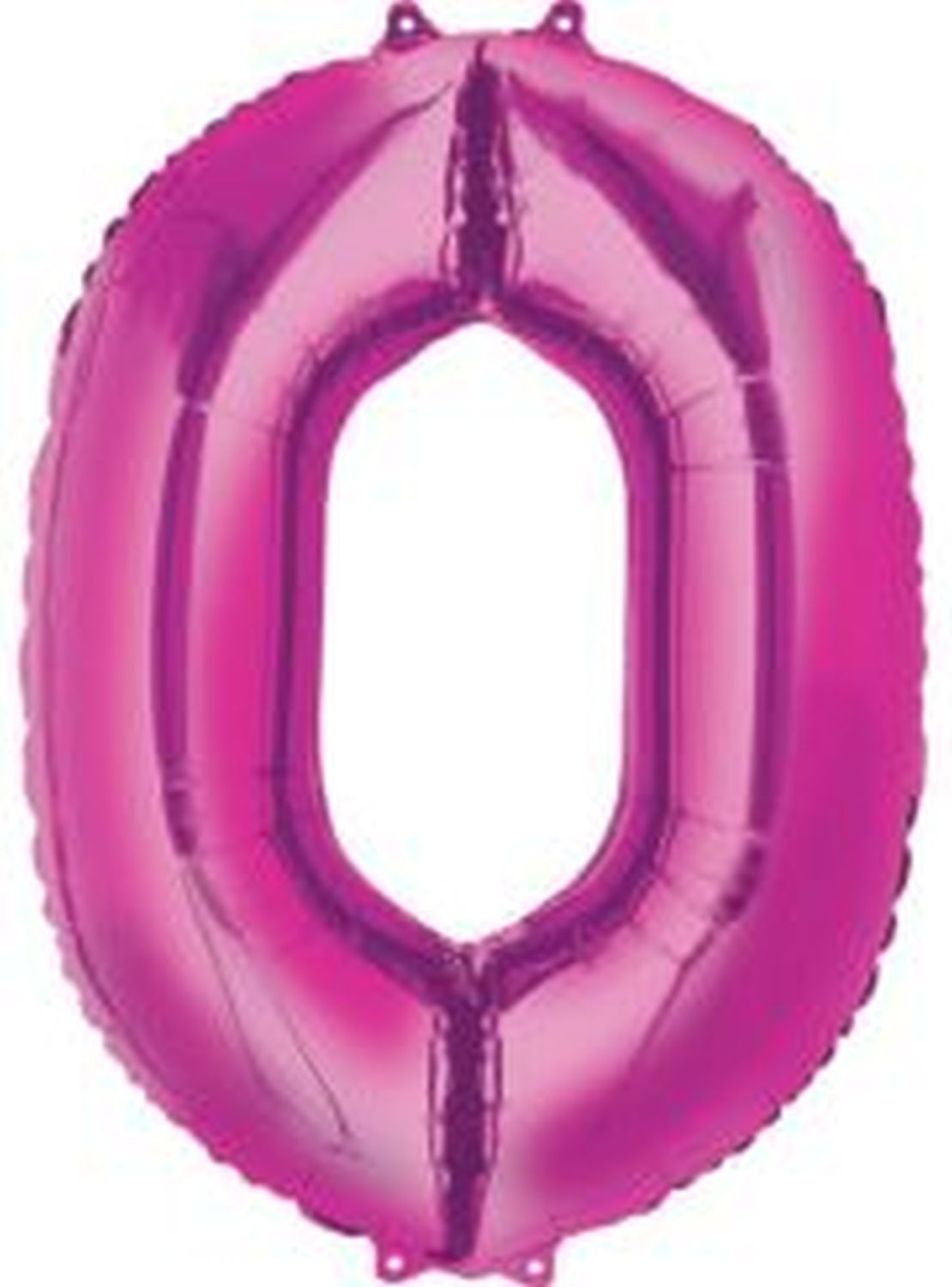 Folienballon XXL Zahl 0 - rosa Folienballon XXL Zahl 0 - rosa