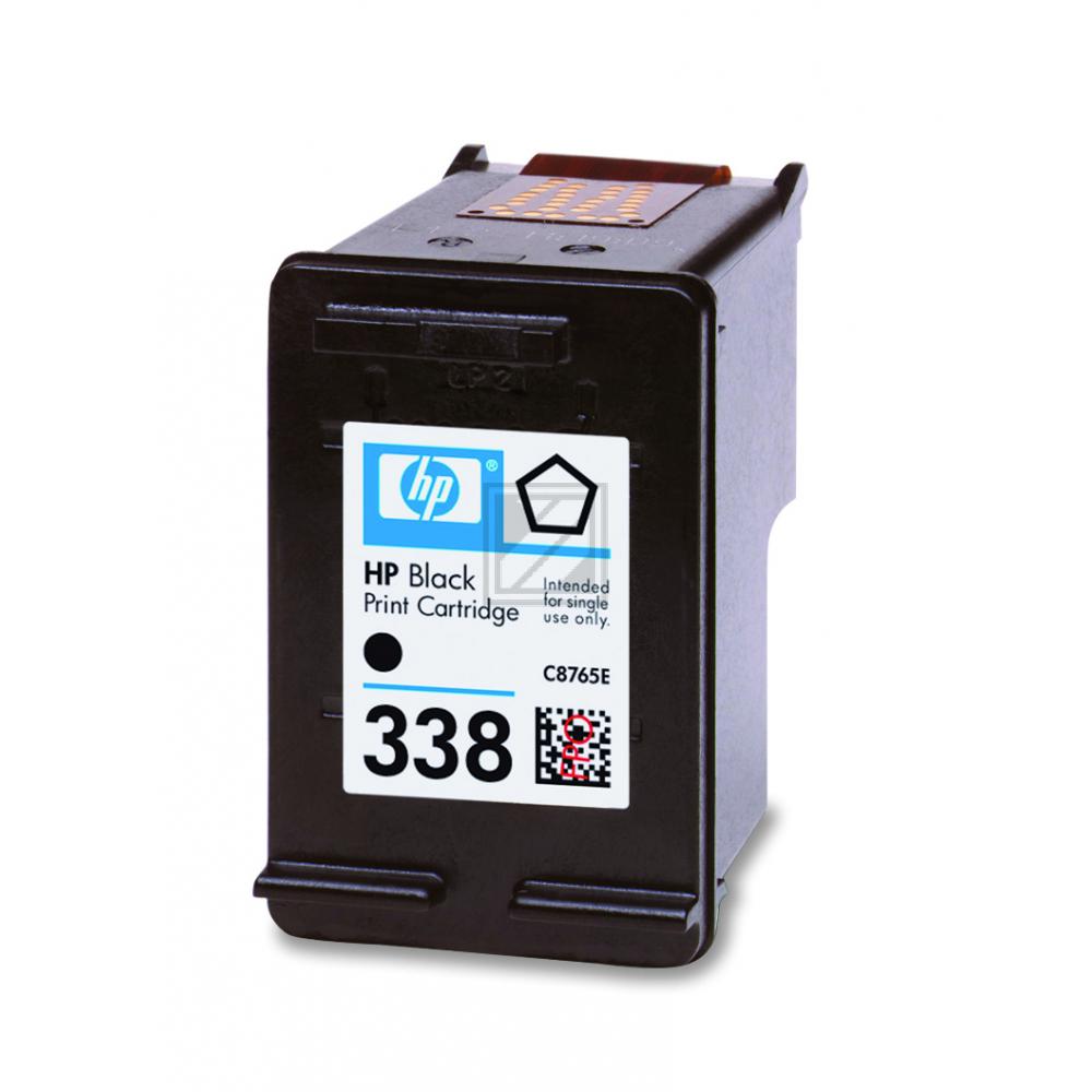 Original Tinte HP 338 (C8765EE), ca. 450 Seiten, schwarz