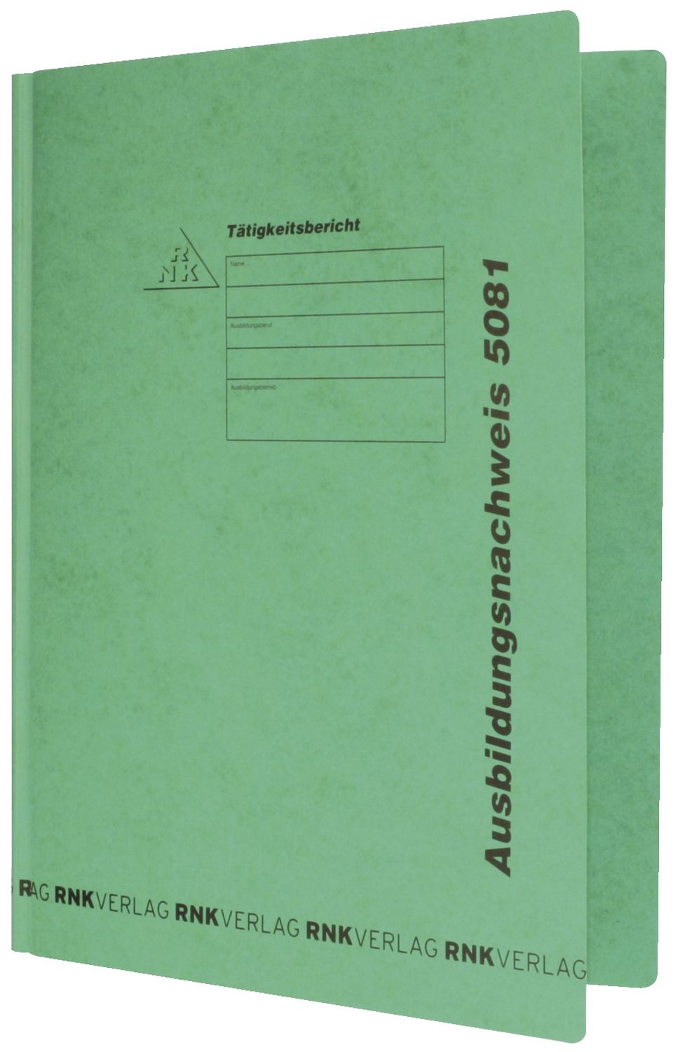 Ausbildungsnachweis-Hefter, 390g/qm Spezialkarton, grün Ausbildungsnachweis-Hefter, 390g/qm Spezialkarton, grün