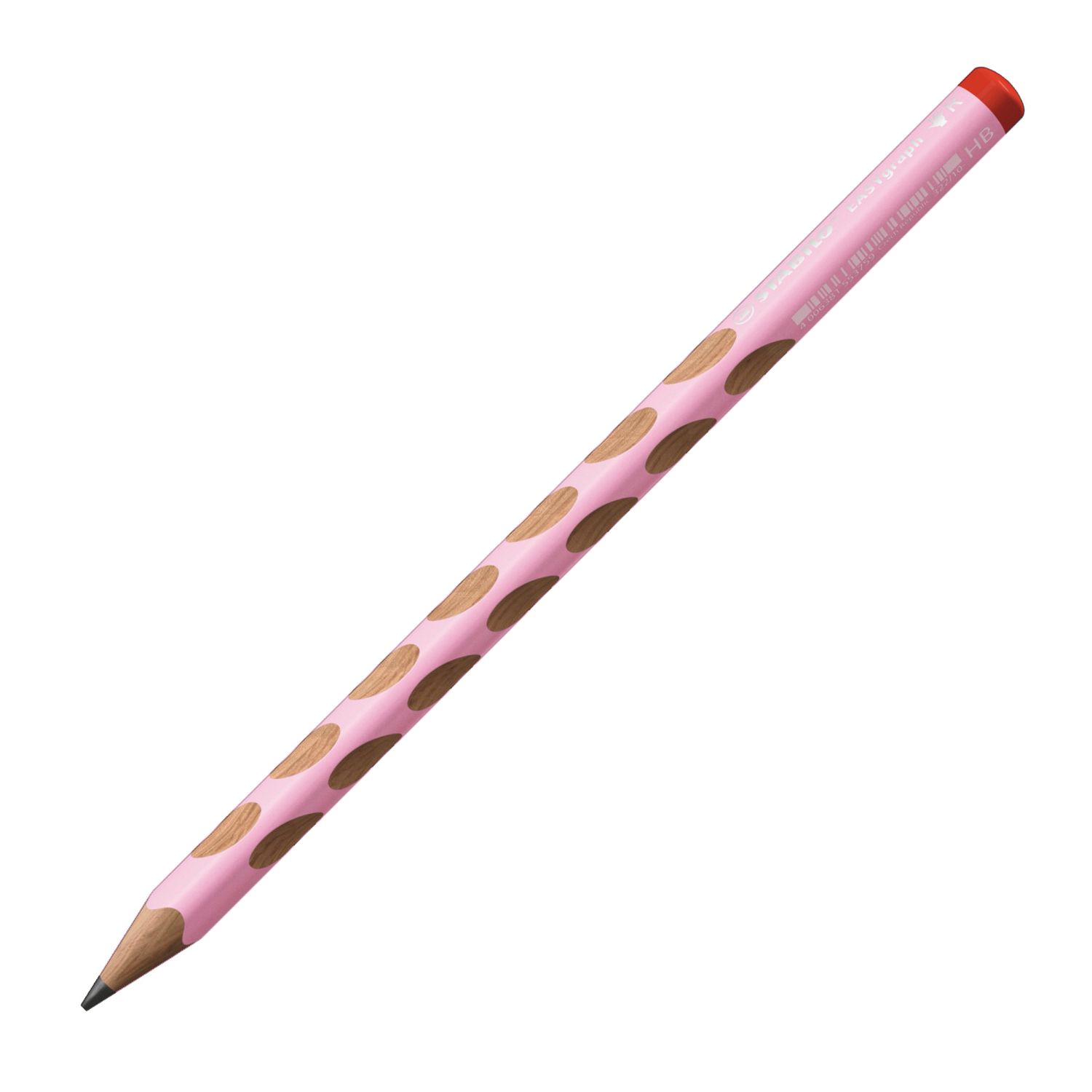 Ergonomischer Dreikant-Bleistift für Rechtshänder - EASYgraph in pastellpink - Einzelstift - Härtegrad HB Ergonomischer Dreikant-Bleistift für Rechtshänder - EASYgraph in pastellpink - Einzelstift - Härtegrad HB