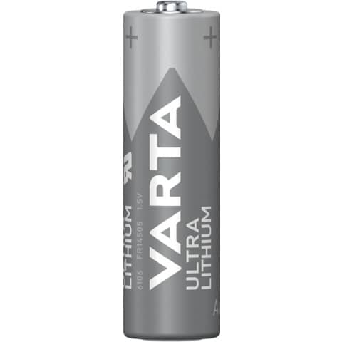 Batterien Varta Ultra Lithium AA 6106, Mignon, R6, LR06, 1,5 V, 4 Stück