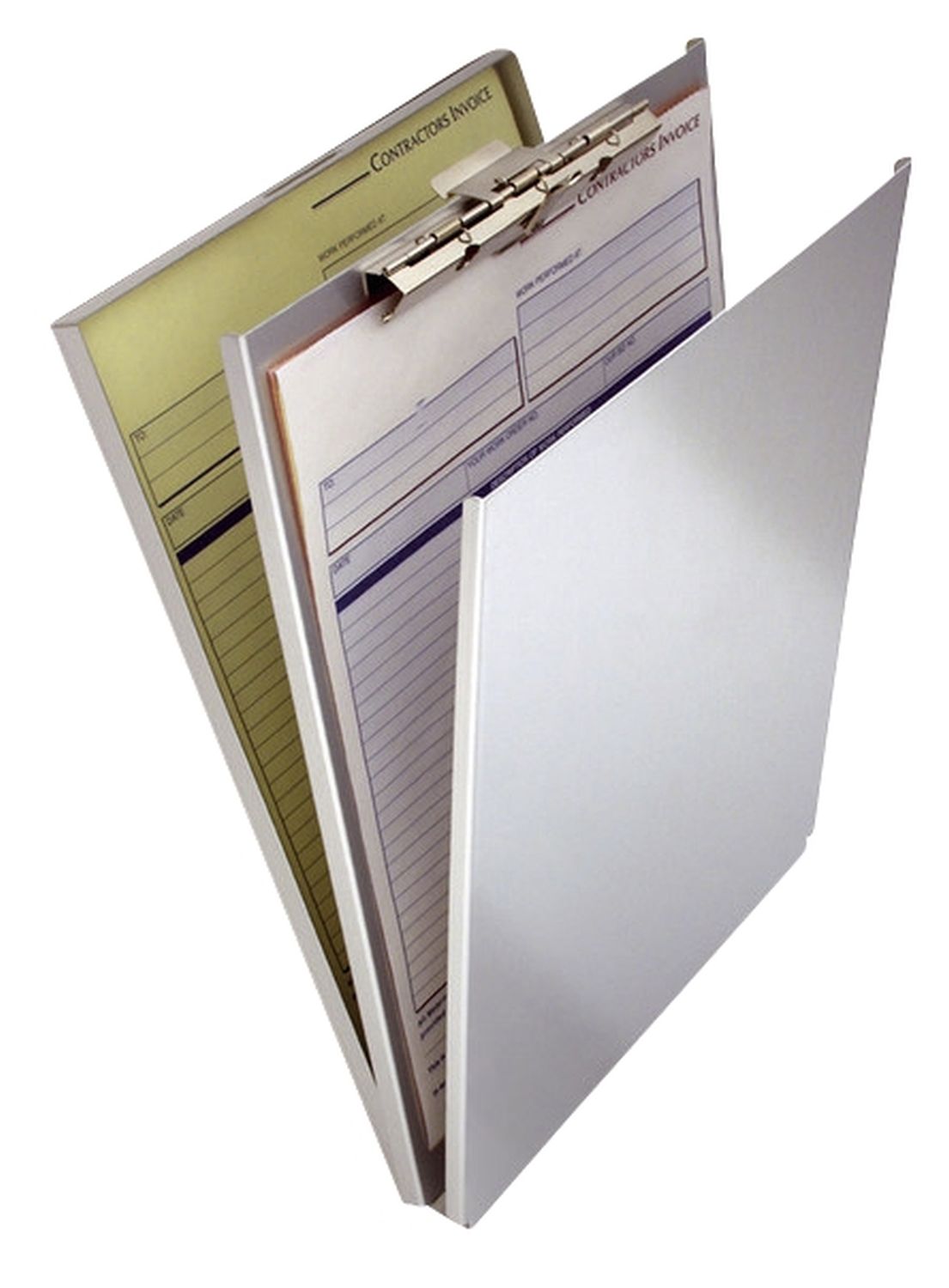 Formularhalter A-Holder A4 Aluminium mit Fach und Zwischenlage Formularhalter A-Holder A4 Aluminium mit Fach und Zwischenlage