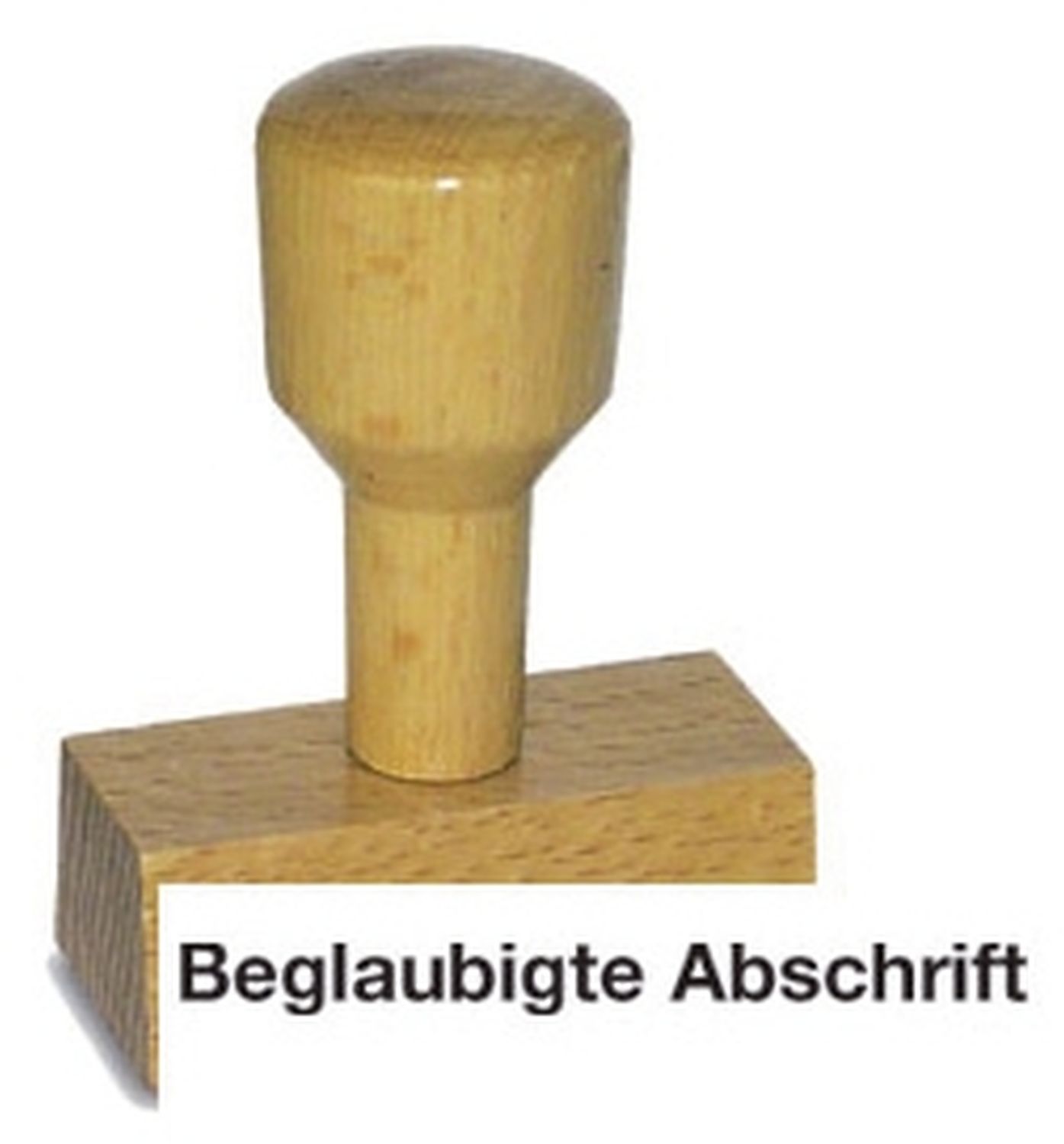 Vorgangsstempel - Beglaubigte Abschrift