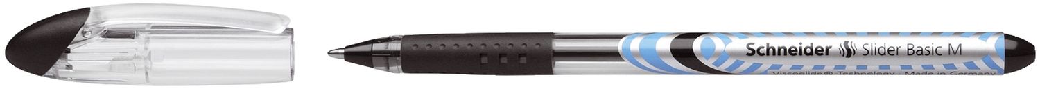 Kugelschreiber Slider Basic - M, schwarz (dokumentenecht) Kugelschreiber Slider Basic - M, schwarz (dokumentenecht)