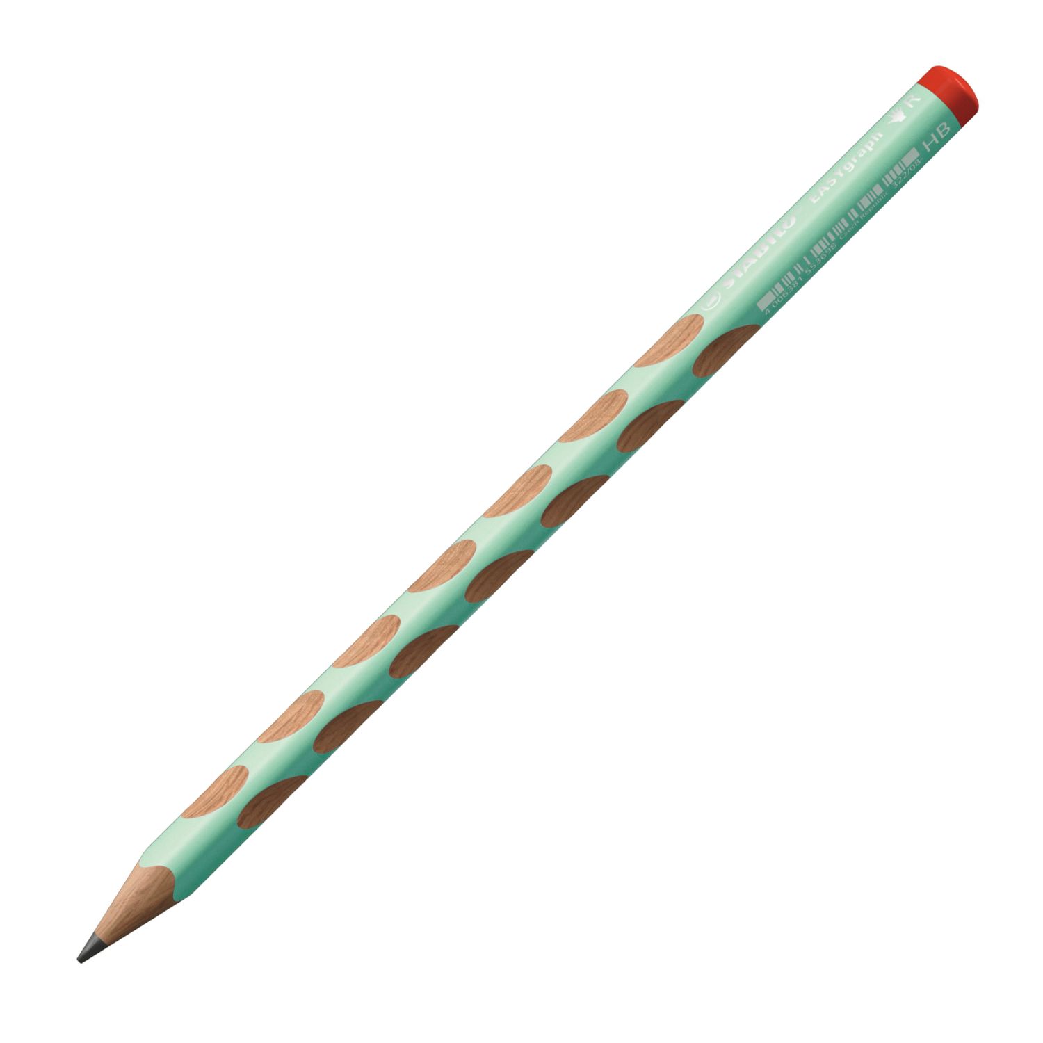 Ergonomischer Dreikant-Bleistift für Rechtshänder - EASYgraph in pastellgrün - Einzelstift - Härtegrad HB Ergonomischer Dreikant-Bleistift für Rechtshänder - EASYgraph in pastellgrün - Einzelstift - Härtegrad HB
