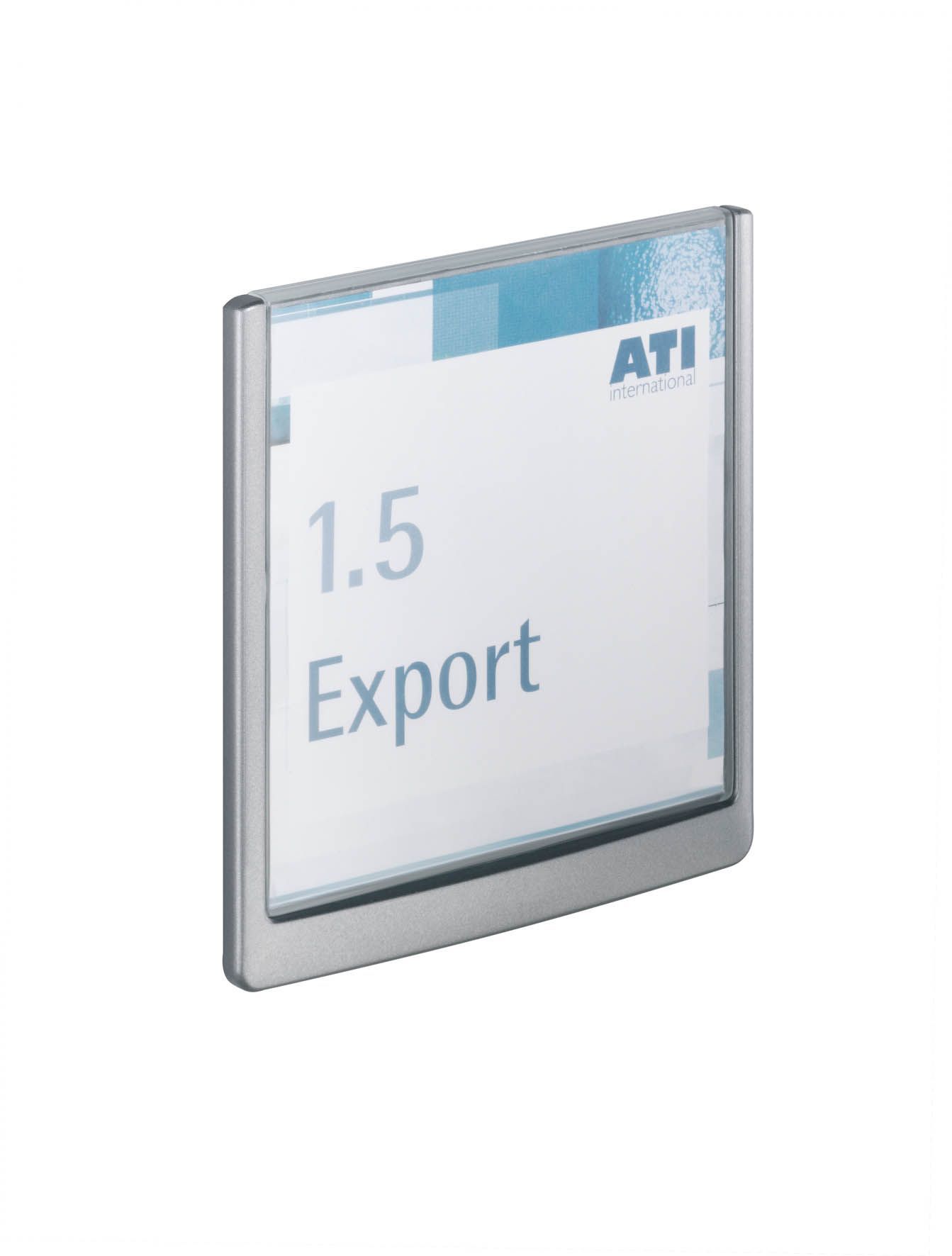 Türschild CLICK SIGN, Alu, 149 x 148,5 mm, Transparent Türschild CLICK SIGN, Alu, 149 x 148,5 mm, Transparent