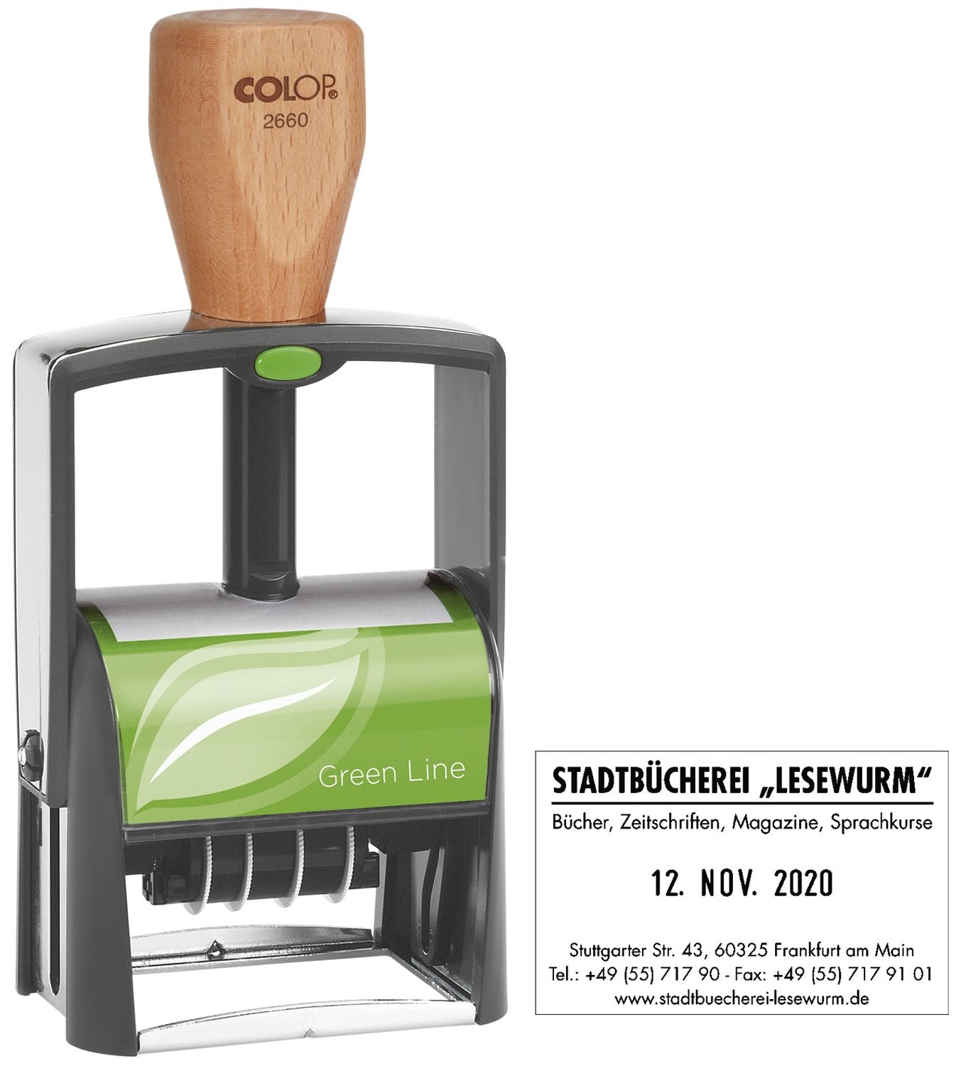 Classic 2660 Green Line - max. 8 Zeilen, 37 x 58 mm Classic 2660 Green Line - max. 8 Zeilen, 37 x 58 mm