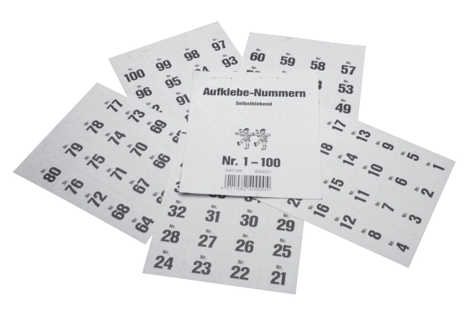 Gewinnaufklebenummern 301-400 Gewinnaufklebenummern 301-400