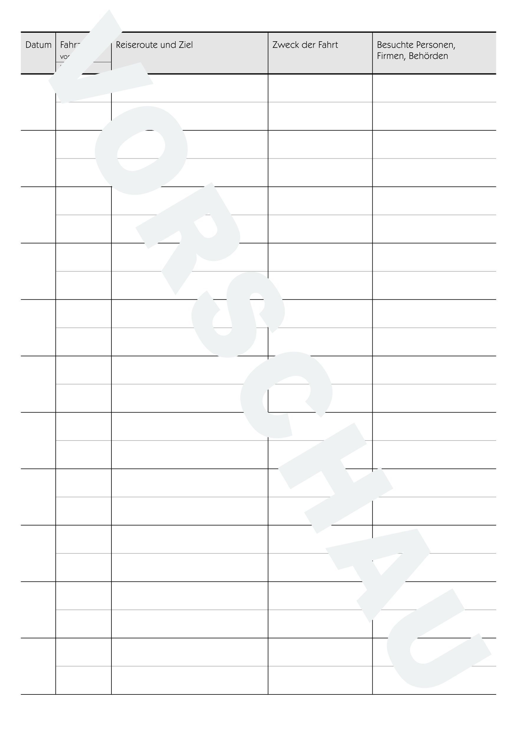 223D Fahrtenbuch - A5, steuerlicher km-Nachweis, 48 Blatt, weiß 223D Fahrtenbuch - A5, steuerlicher km-Nachweis, 48 Blatt, weiß