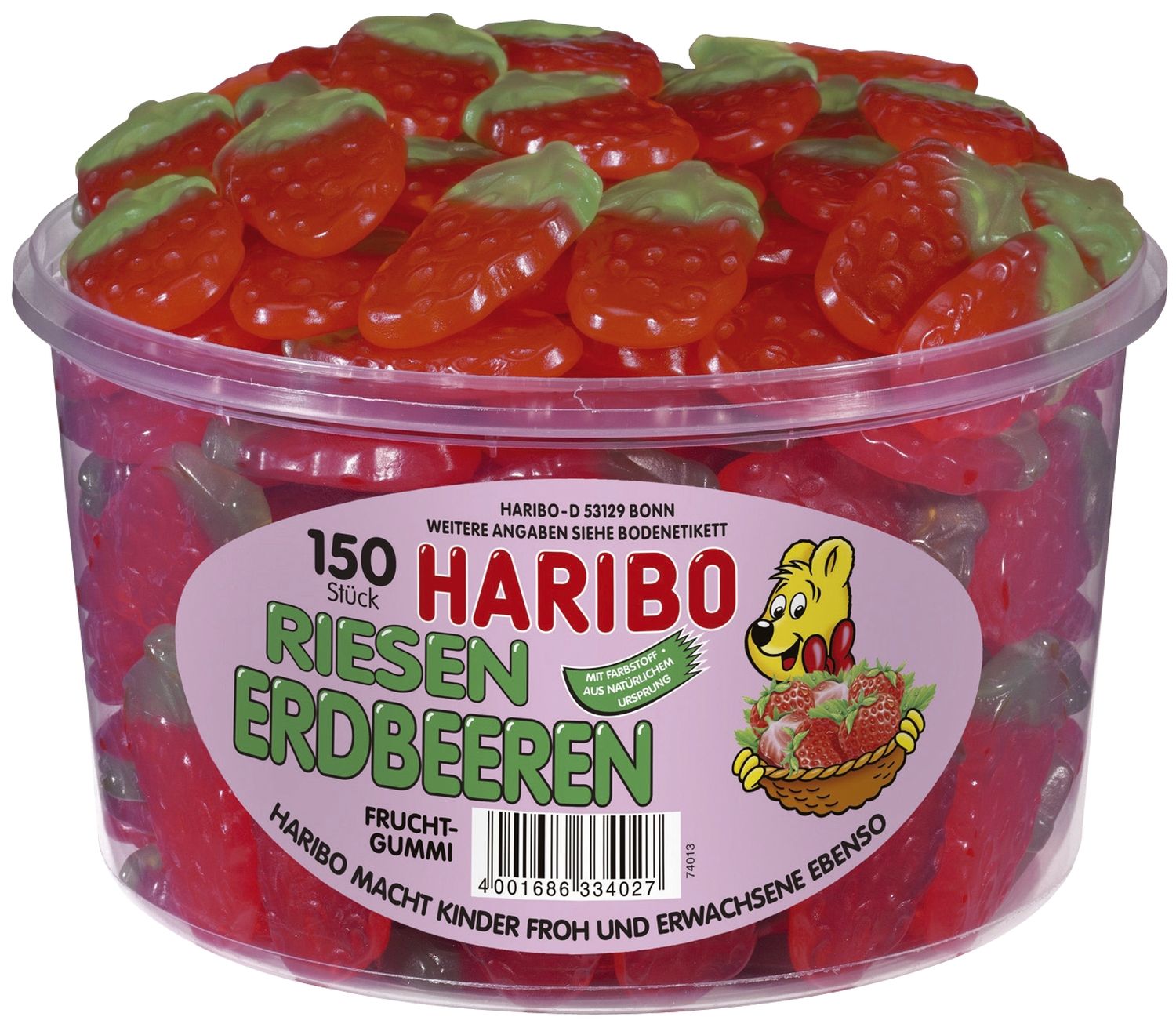 Riesen Erdberen Dose mit 150 St Riesen Erdberen Dose mit 150 St