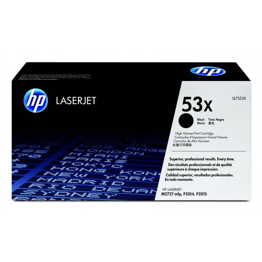 Original HP Tonerkartusche schwarz (Q7553X,53X,53XBK,53XBLACK,NO53X,NO53XBK,NO53XBLACK)